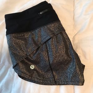 Lululemon speed shorts
